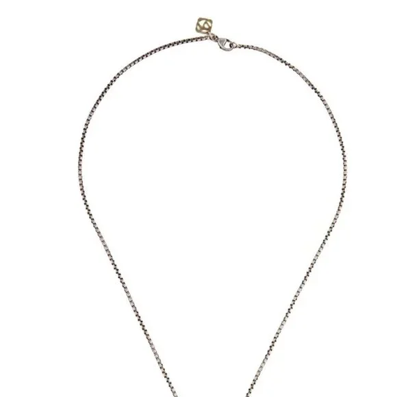 DAVID YURMAN TWO-TONE 14K YELLOW GOLD & STERLING STAR OF DAVID PENDANT NECKLACE - Picture 5 of 8